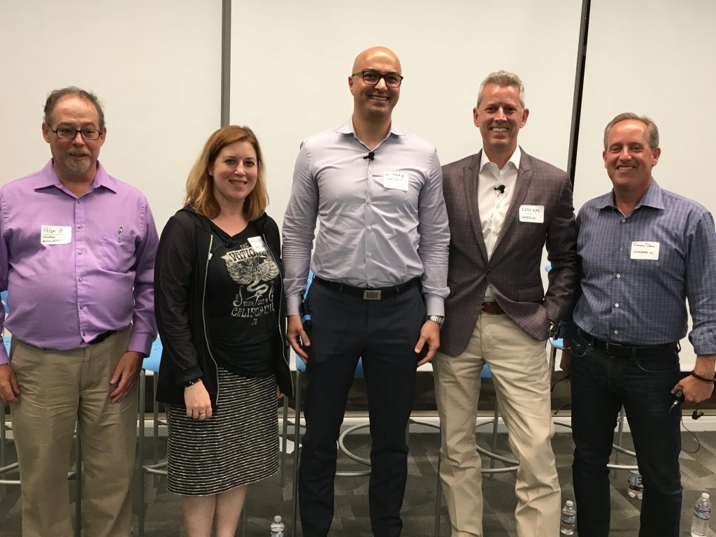 cyber security meet up panelists - AI and machine learning