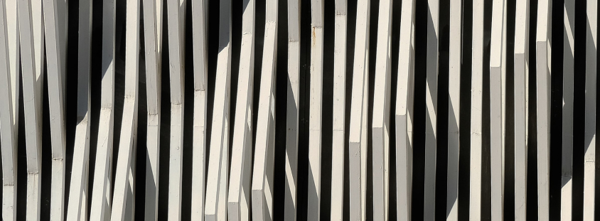Angular bars set in parallel