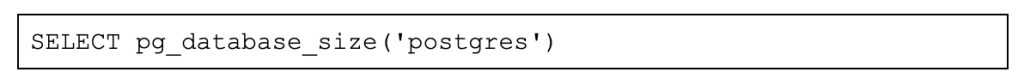 PostgreSQL query example