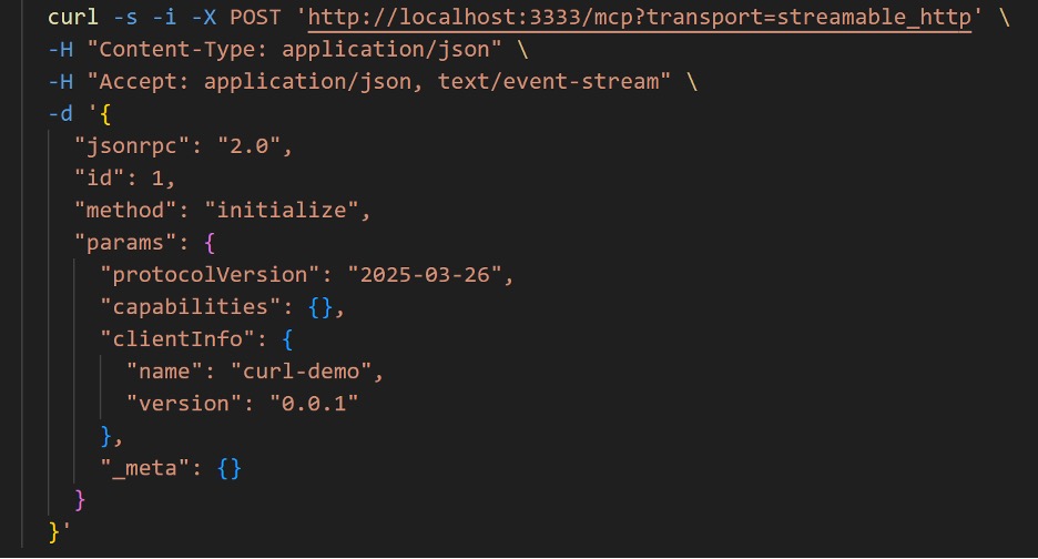 Session Initialization Request