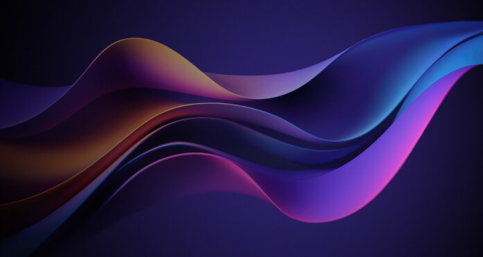 orange pink blue colorful wave