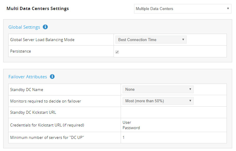 Session persistence with Imperva's load balancer using a single mouse click