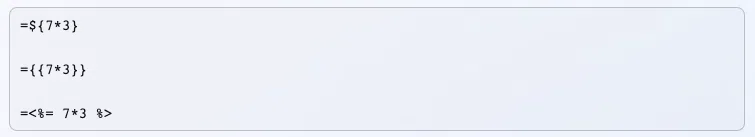 common template expressions