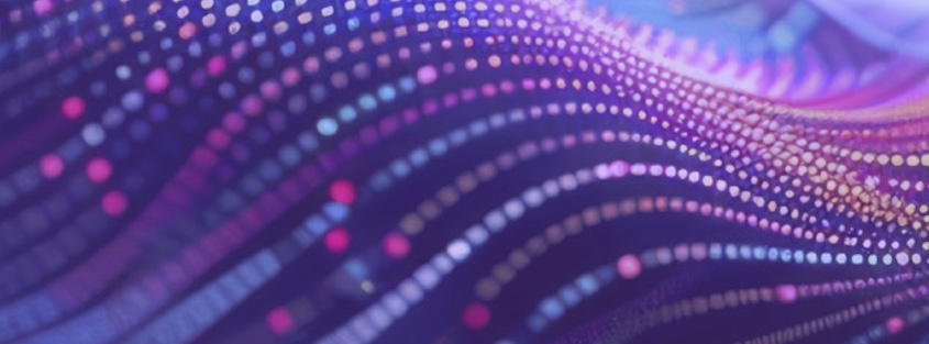 wavy purple pink lights