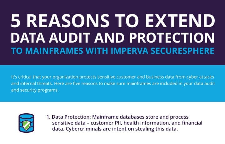 5 Reasons to Extend Data Audit and Protection to Mainframes
