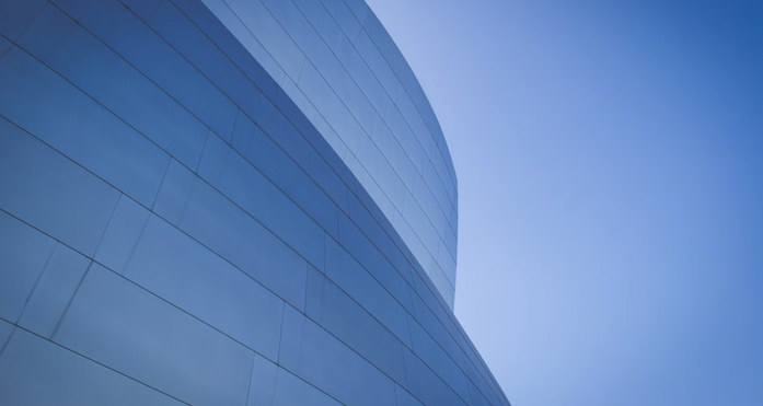 exterior of building and blue sky
