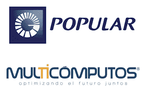 banco popular domincano and multicomputos logos