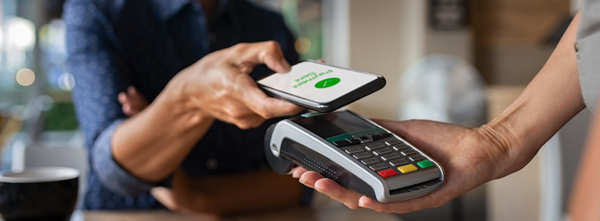 mobile pay on pos with phone