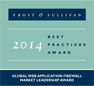 2014 Global Web Application Firewall Market Leadership Award