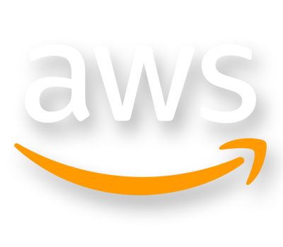 aws logo white